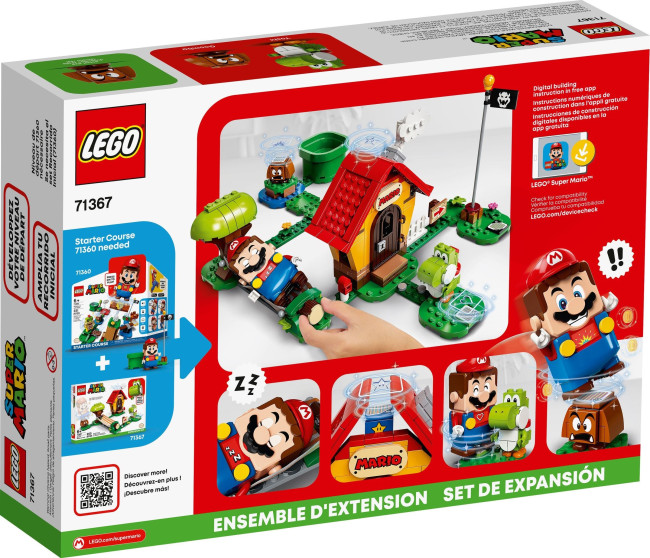 71367 LEGO Super Mario Mario maja ja Yoshi laiendusrada